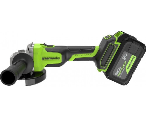 Угловая шлифмашина аккумуляторная GREENWORKS AG590 24V, АКБ 8Ач и ЗУ 3201007CUH