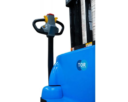 Самоходный штабелер TOR WS15H-2500SC Li-ion 24/100 В/Ач, 1,5 т, 2,5 м, с контролем скорости подъема