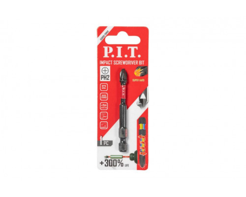 Бита для заворачивания P.I.T. ударная PH2x70 мм ASDR01-70PH2