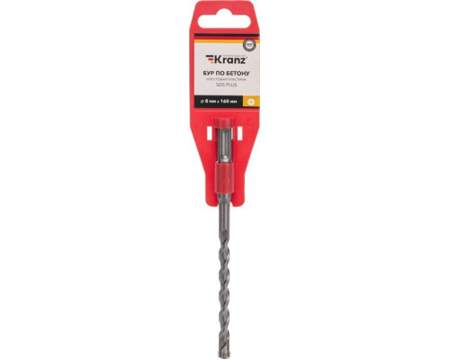 Бур SDS-plus Kranz KR-91-0806 по бетону 8x160x100мм