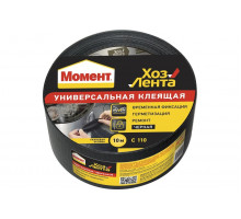 Лента МОМЕНТ 1690072 10 м черная Б0067417