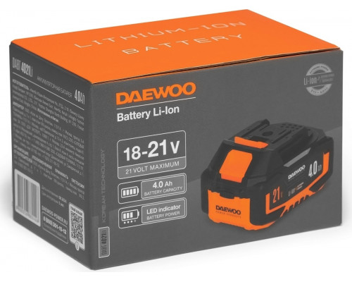 Аккумулятор DAEWOO DABT 4021Li 21В 4,0ач DABT 4021Li (18650)