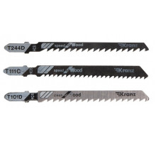 Набор пилок Kranz KR-92-0323 № 4 T101D/T111C/T244CD(3 шт./уп.)