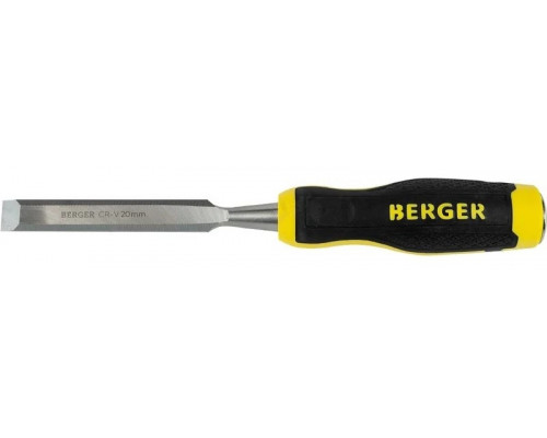 Стамеска BERGER BG1426 стальная ударная для обработки древесины, 20 мм