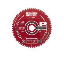 Пильный диск по дереву WOODWORK 210x1,8/1,2x30 Z=64 A=15 27.210.64