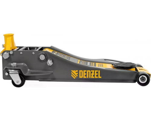 Домкрат подкатной DENZEL 51250 гидравлический 3 т, 75-500 мм, низкий подхват