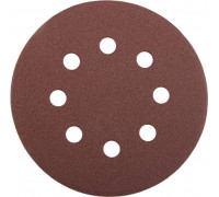 Круг шлифовальный на липучке STAYER PROFI 8 отверстий, Р80, 125мм, 5шт 3580-125-080