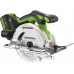 Пила циркулярная аккумуляторная GREENWORKS GD24CS165 24V, АКБ 5Ач и ЗУ 1501607CUG