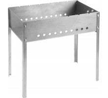 Мангал GRINDA 427784 сборный Barbecue, 500x300x500 мм, нерж сталь