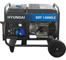 Электростанция дизельная с воздушным охлаждением HYUNDAI DHY 14000LE открытая
