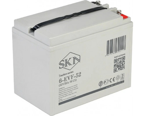 Аккумулятор SKN 6-EVF-52 тяговый 12V 55A/H C5