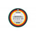 Изолента Kranz KR-09-2803 ПВХ профессиональная 0,18х19 мм х20 м, зеленая