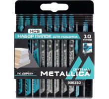 Набор пилок METALLICA Optima №3 по дереву, ДСП, фанере, 10шт 908150
