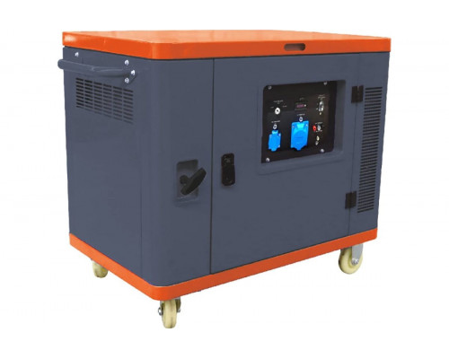 Генератор бензиновый ZONGSHEN QB 9000 E в кожухе 1T90DFQ75