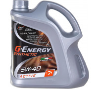 Масло моторное G-ENERGY Synthetic Active 5W-40 4 л 253142410