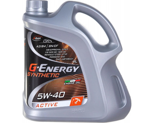 Масло моторное G-ENERGY Synthetic Active 5W-40 4 л 253142410