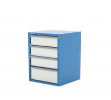 Тумба инструментальная FERRUM 600х600х820h мм. 4 ящика 51.804