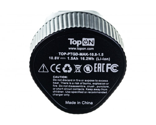 Аккумулятор TopON для Makita BL1013 10.8В, 1.5Ah (Li-Ion) TOP-PTGD-MAK-10.8-1.5