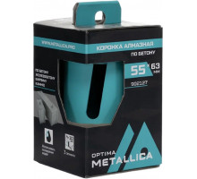 Коронка буровая SDS-plus METALLICA Optima 55x63 мм М16, алмазная, сегментная, по бетону 902127