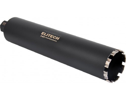 Алмазная коронка для мокрого сверления ELITECH 1110.011800 HD с охлаждением, 92х450, 1 1/4