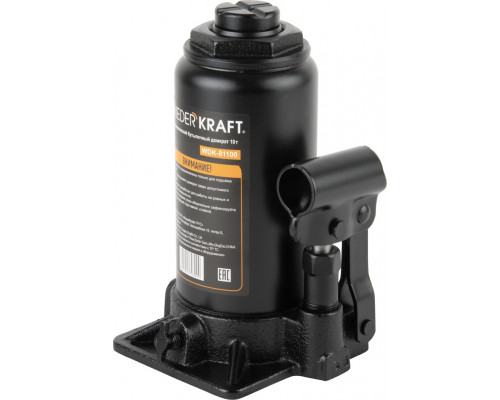 Домкрат бутылочный WiederKraft WDK-81100, 10 т