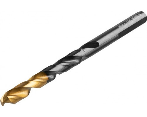 Сверло по металлу Denzel HSS-Tin, Golden Tip 7 мм, 10 шт 717217