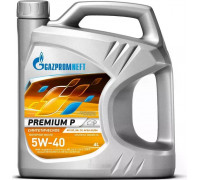Масло моторное GAZPROMNEFT Premium P 5W-40 4 л 253140703