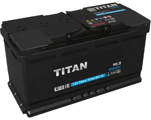 Аккумулятор Titan Classic 6СТ-90.0 VL 720А