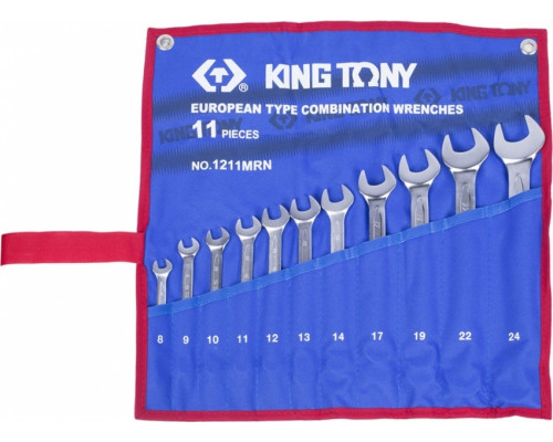 Набор ключей комбинированных KING TONY 1211MRN, 11 предметов