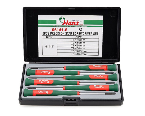 Набор отверток HANS 06141-6 TORX для точной механики