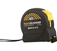 Рулетка HANSKONNER HK2010-01-8-25 противоударный корпус softtouch