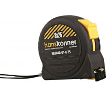 Рулетка HANSKONNER HK2010-01-8-25 противоударный корпус softtouch