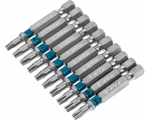 Набор бит GROSS 11470 TORX 20х50, 10 шт.