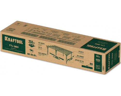 Стол KRAFTOOL TTL-360 для раскроя и работы с крупноформатной плиткой 33253-360