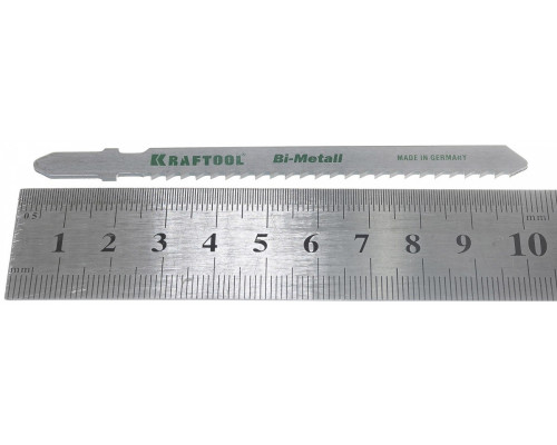 Пилки по металлу KRAFTOOL T127DF по мягкому, (3-15мм), шаг 3мм, 75мм, 2шт. 159556-3