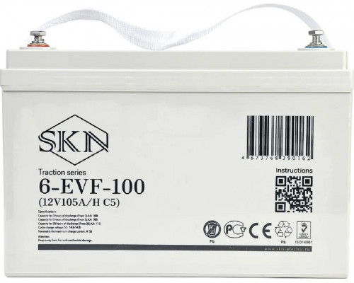 Аккумулятор SKN 6-EVF-100 тяговый 12V 105A/H C5