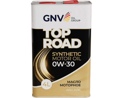 Масло моторное GNV Top Road 0W30 4 л (металл. канистра) GTR1012702010010030004
