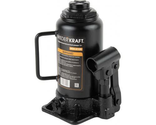 Домкрат бутылочный WiederKraft WDK-81120 12 т