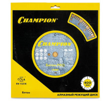 Алмазный диск для резки бетона CHAMPION Concrete Crunch PRO 400 C1601