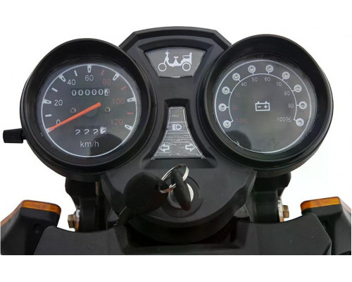Трицикл грузовой RUTRIKE D4 NEXT КАБИНА 1800 60V1500W Серый 2582 023400-2582