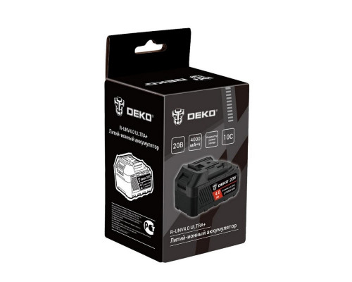 Аккумуляторная батарея DEKO 20V 4.0Ah Li-ion ULTRA R-UNV 083-1017