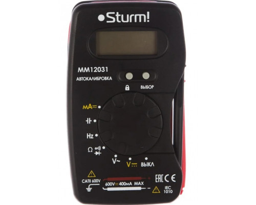 Мультиметр цифровой Sturm MM12031