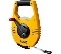 Рулетка геодезическая STAYER 34186-100 RACER 100 м стальная