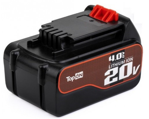 Аккумулятор TopON для Black Decker 20В 4.0ah (li-ion) TOP-PTGD-BD-20-4.0