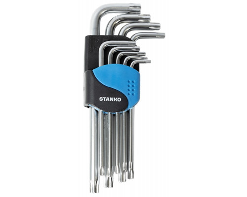 Набор угловых длинных ключей TORX STANKO CS11129L, 9 шт