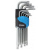 Набор угловых длинных ключей TORX STANKO CS11129L, 9 шт