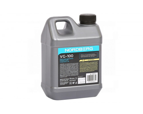 Масло компрессорное NORDBERG VG-100 2 л NHA100-2