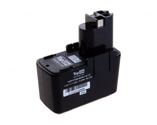 Аккумулятор TopON для Bosch 7.2В, 1.5Ah (Ni-Cd) TOP-PTGD-BOS-7.2-1.5