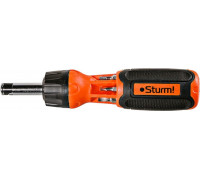 Отвертка с битами Sturm 1040-08-SS9 в комплекте 6 бит двухсторонних