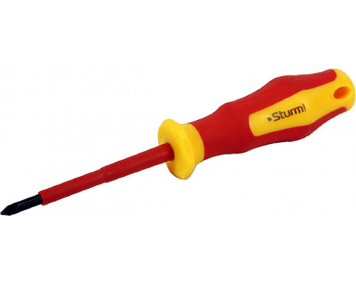Отвертка диэлектрическая PHILIPS Sturm 1040-17-PH1-80 эрго ручка, ph1х80мм